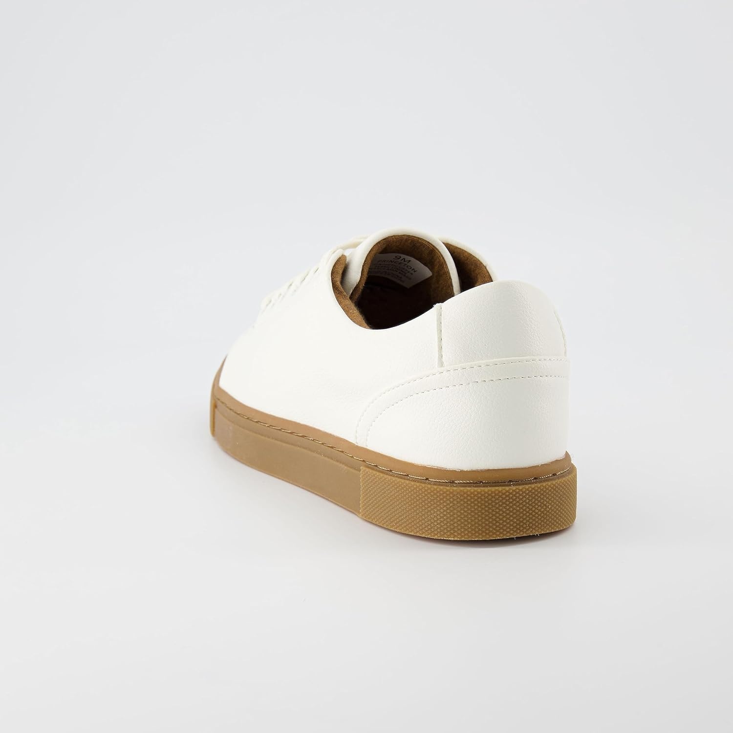 image:imageCUSHIONAIRE Mens Princeton lace up Sneaker with Comfort FoamWhiteGum