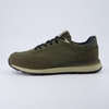 CUSHIONAIRE Men’s Crest lace up Sneaker with +Comfort Foam(Olive)