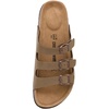 CUSHIONAIRE Men’s Lela-M Cork Footbed Sandal with +Comfort(Brown Nubuck)