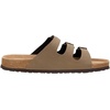 CUSHIONAIRE Men’s Lela-M Cork Footbed Sandal with +Comfort(Brown Nubuck)
