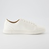CUSHIONAIRE Men’s Princeton lace up Sneaker with +Comfort Foam(White)