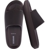 CUSHIONAIRE Feather EVA Mens Sandals – Slip On Recovery Slides, Lightweight Water Shoes for Men(Espresso)