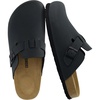 CUSHIONAIRE Haze Mens Clogs | Comfortable Slip-On Clogs for Men with Arch Support and Cork Suede Footbed | Perfect Potato Shoes for Indoor & Outdoor Use(Black)