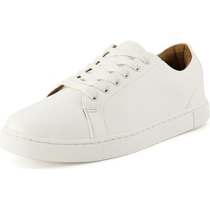 CUSHIONAIRE Men’s Princeton lace up Sneaker with +Comfort Foam(White)