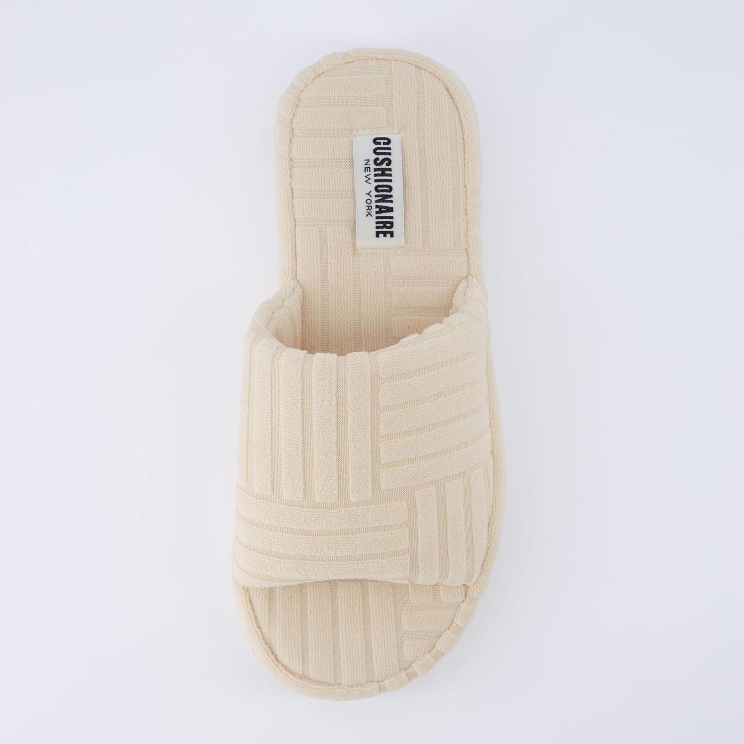image:imageCUSHIONAIRE Womens RSVP slipper with Memory Foam Wide Widths AvailableCream