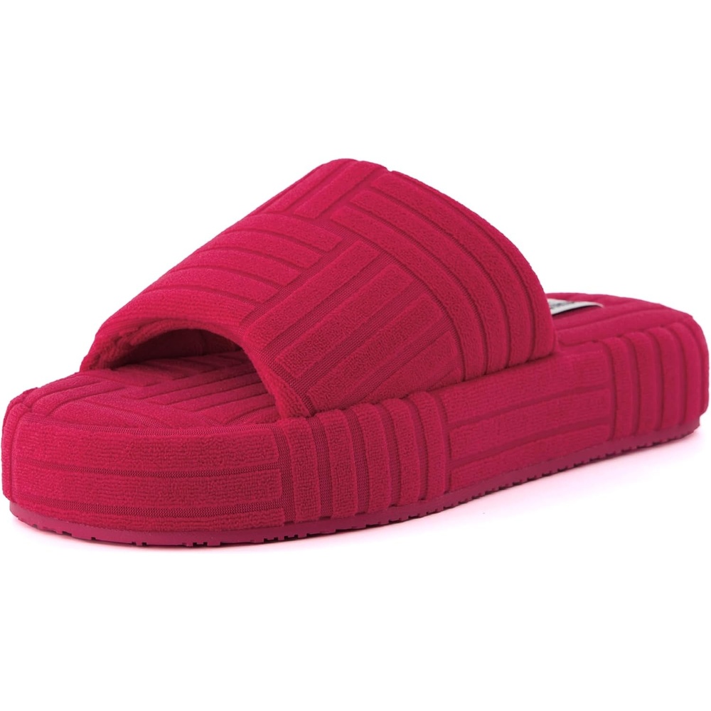image:imageCUSHIONAIRE Womens RSVP slipper with Memory Foam Wide Widths AvailableFuchsia