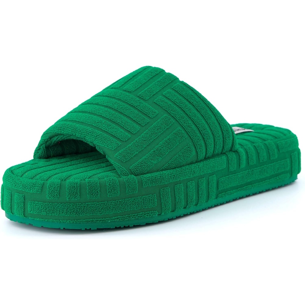 image:imageCUSHIONAIRE Womens RSVP slipper with Memory Foam Wide Widths AvailableKelly Green