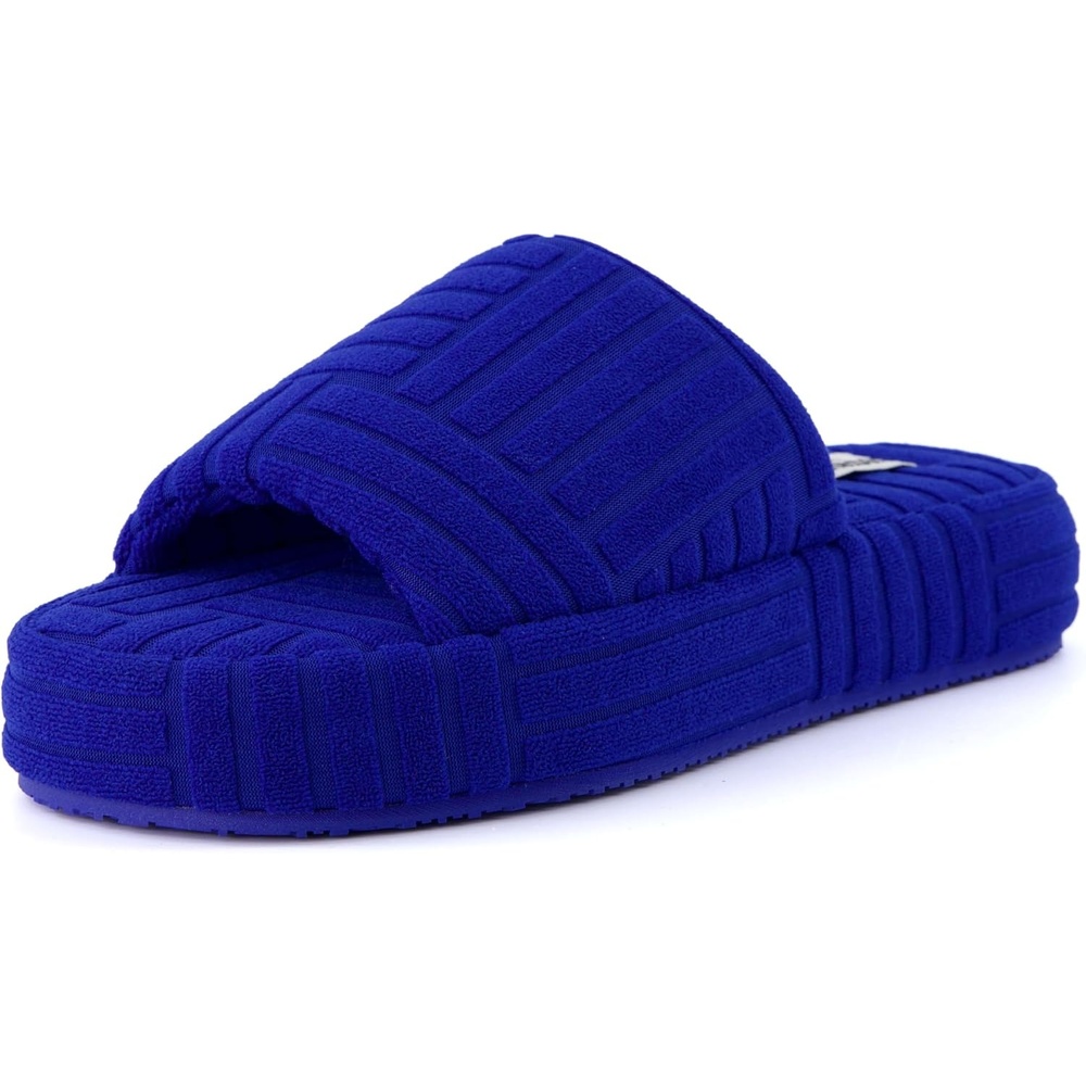 image:imageCUSHIONAIRE Womens RSVP slipper with Memory Foam Wide Widths AvailableRoyal Blue