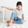 CUSHIONAIRE Feather-K Cloud Slides, EVA Waterproof Pool Sandals for Kids(Pink)