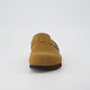 CUSHIONAIRE Hana Vegan Suede Clogs for Women, Cork Footbed Potato Shoes(Tan Vegan Suede)