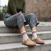 CUSHIONAIRE Hana Vegan Suede Clogs for Women, Cork Footbed Potato Shoes(Taupe Corduroy)