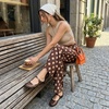CUSHIONAIRE Java Casual Womens Jelly Flats with Adjustable Strap, Closed Toe Mary Janes Mule Design, Waterproof Jelly Sandals for Women(Tortoise)