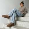 CUSHIONAIRE Keto Womens Slippers Slip-On Suede Mule Slipper – Cozy & Stylish, Memory Foam & Faux Fur Lining, Wide Widths Available(Brown)