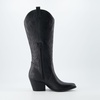 CUSHIONAIRE Women’s Caress tall western boot +Memory Foam, Wide Widths Available(Black)