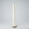 CUSHIONAIRE Women’s Caress tall western boot +Memory Foam, Wide Widths Available(White)