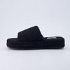 CUSHIONAIRE Women’s RSVP slipper with +Memory Foam, Wide Widths Available(Black)
