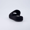 CUSHIONAIRE Women’s RSVP slipper with +Memory Foam, Wide Widths Available(Black)