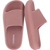 CUSHIONAIRE Feather-K Cloud Slides, EVA Waterproof Pool Sandals for Kids(Blush)