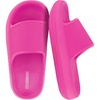 CUSHIONAIRE Feather-K Cloud Slides, EVA Waterproof Pool Sandals for Kids(Hot Pink)