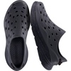 CUSHIONAIRE Fuel EVA Recovery Shoes for Men, Lightweight Slip On Waterproof Sneaker Clogs with Cushioned Footbed and Ventilated Design(Charcoal/Black)
