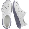 CUSHIONAIRE Fuel EVA Recovery Shoes for Men, Lightweight Slip On Waterproof Sneaker Clogs with Cushioned Footbed and Ventilated Design(Ivory/Gray)