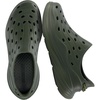 CUSHIONAIRE Fuel EVA Recovery Shoes for Men, Lightweight Slip On Waterproof Sneaker Clogs with Cushioned Footbed and Ventilated Design(Olive)