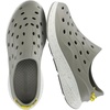 CUSHIONAIRE Fuel EVA Recovery Shoes for Men, Lightweight Slip On Waterproof Sneaker Clogs with Cushioned Footbed and Ventilated Design(Sage/Off White)