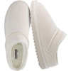 CUSHIONAIRE Hilo-3 Cozy Suede Womens Slippers, Soft Faux Fur Lined Slip On House Shoes for Women with Cushioned Memory Foam(Off White 2)