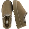CUSHIONAIRE Kabuki Platform Boots Genuine Suede Fuzzy Mule Slippers for Women with Memory Foam | Indoor/Outdoor Womens Slippers | Wide Widths Available(Moss)
