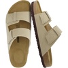 CUSHIONAIRE Men’s Lynx Cork footbed Sandal with +Comfort(Stone Nubuck)