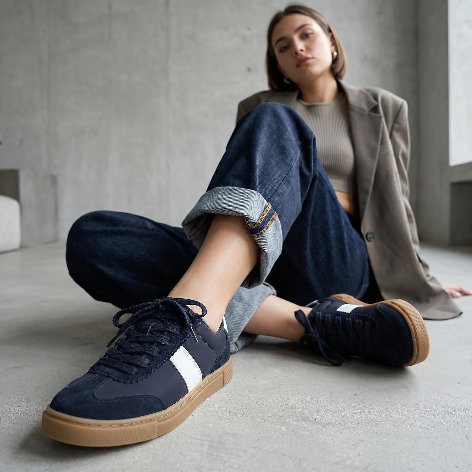 image:imageCUSHIONAIRE Balance Womens Sneakers Casual Tennis Shoes for Women with Memory Foam and Slip Resistant OutsoleBlack