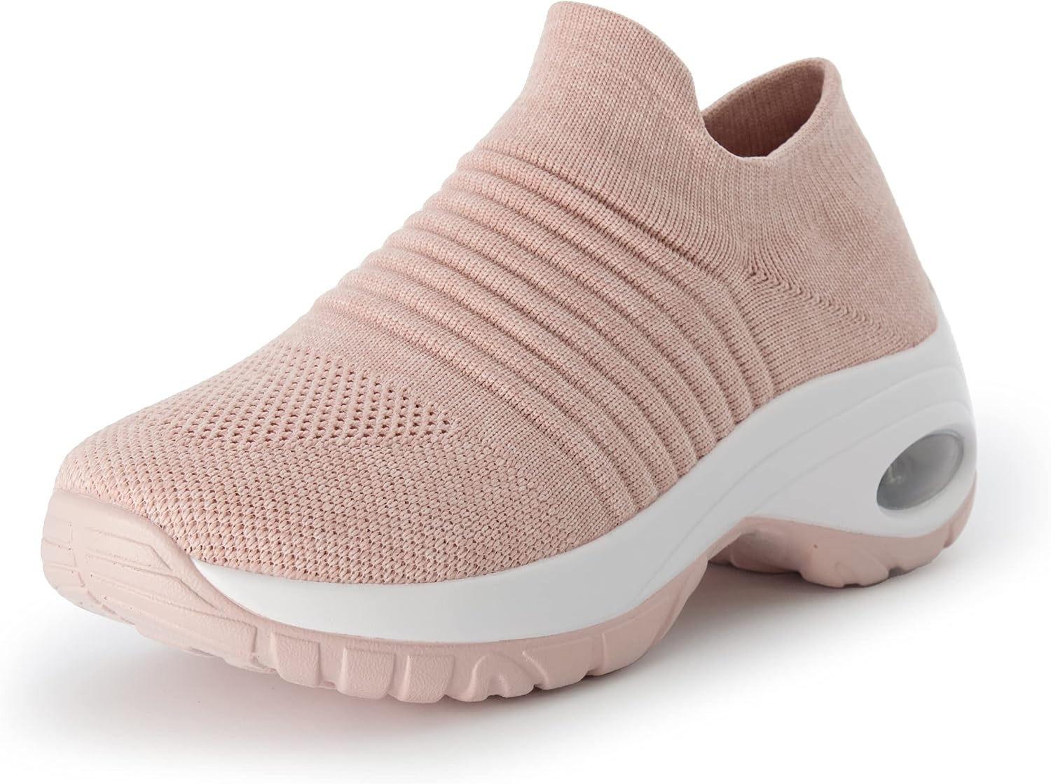 image:imageCUSHIONAIRE Breeze Easy Slip On Womens Sneakers Casual Everyday Walking Shoes for Women with Breathable Mesh and ComfortBlush