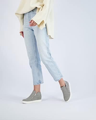 image:imageCUSHIONAIRE Hart Womens Casual Shoes with Dual Zippers Lightweight Hidden Wedge Fashion Sneakers for WomenCamo