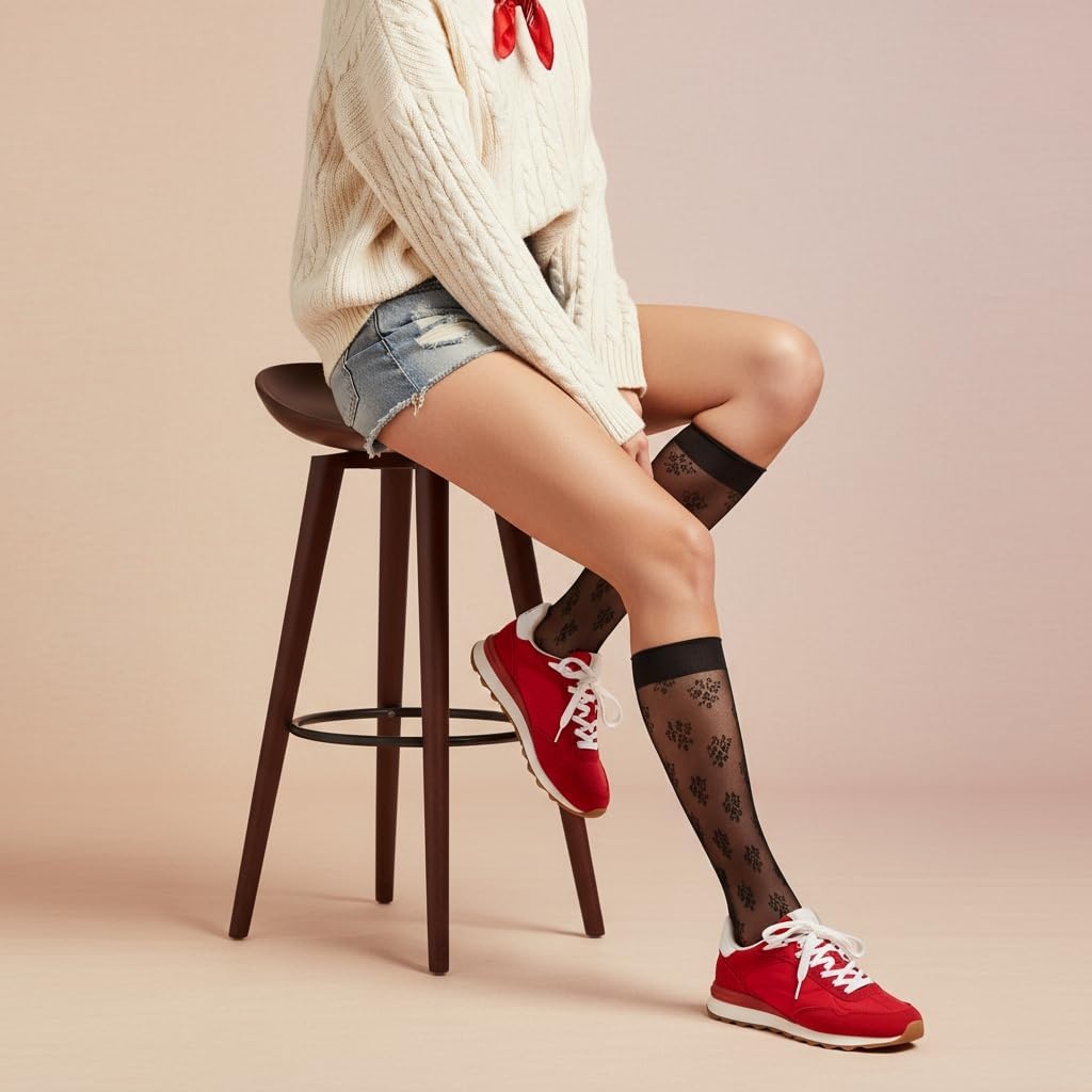 image:imageCUSHIONAIRE Kicks Fashion Sneakers for Women Lightweight NonSlip Lace Up Shoes with Memory FoamRed