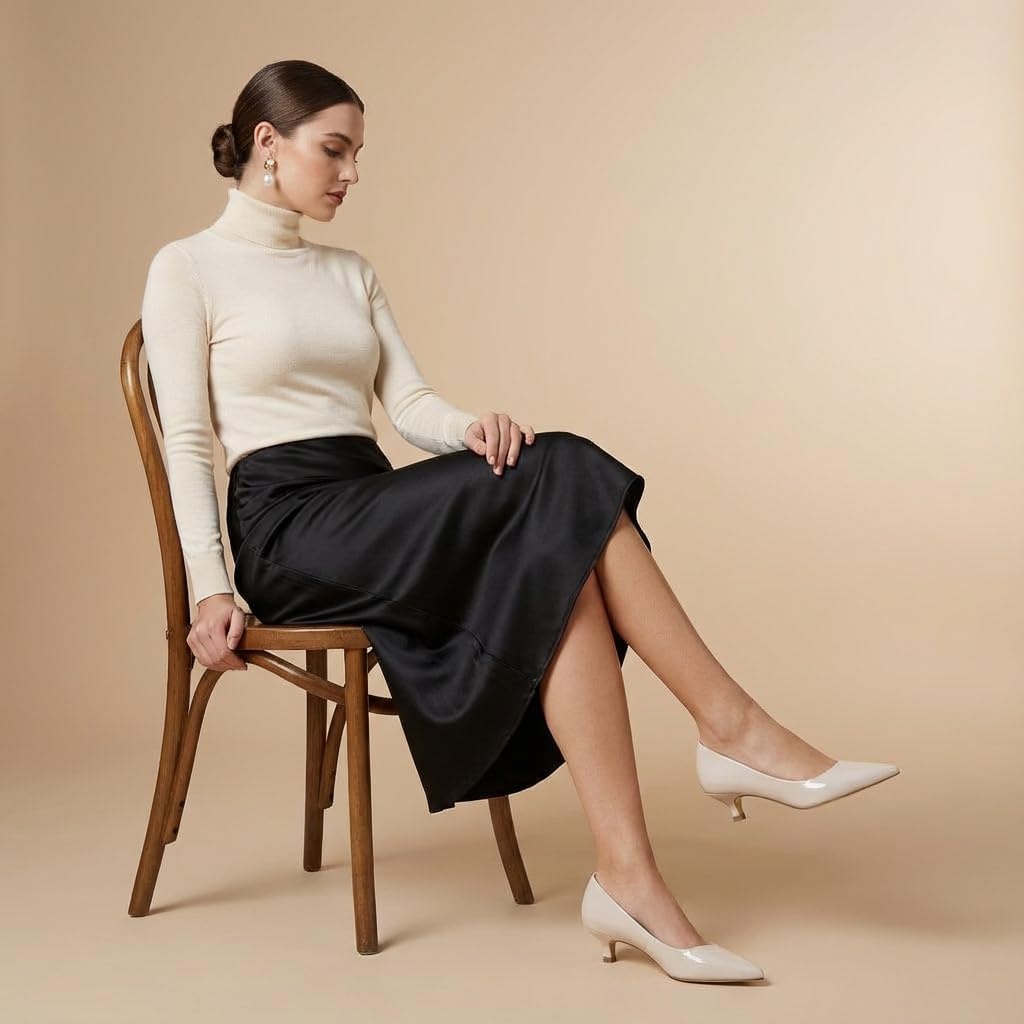 image:imageCUSHIONAIRE Womens Bay Kitten Heel Dress Shoe Memory Foam Wide Widths AvailableBone Patent
