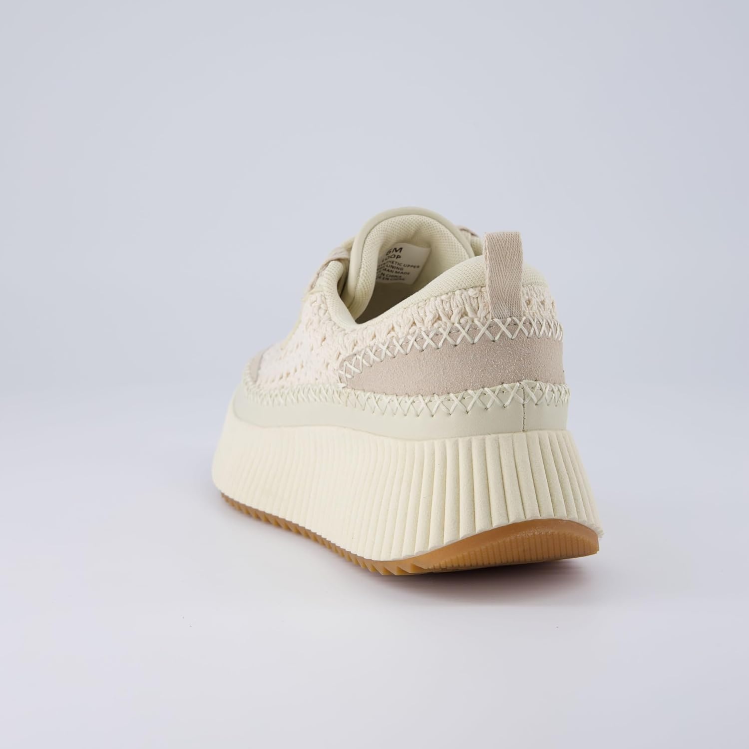 image:imageCUSHIONAIRE Womens Loop Lace up Woven Platform Sneaker Comfort Foam Wide Widths AvailableBeige