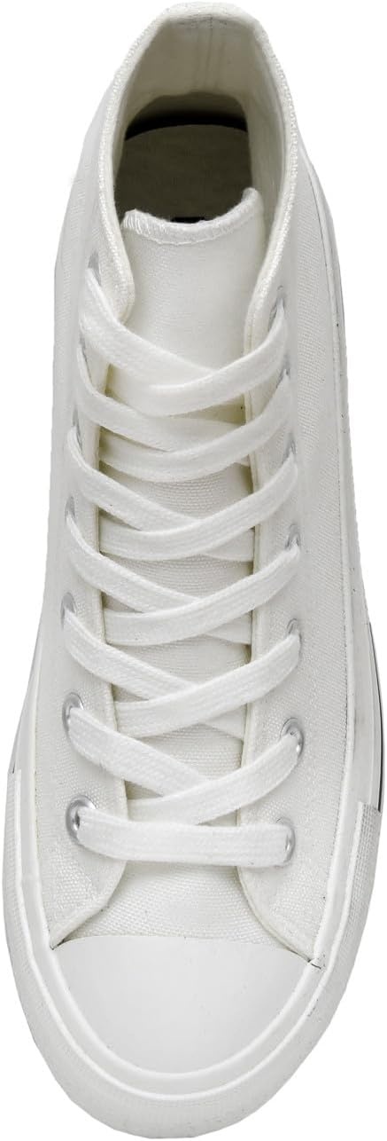 image:imageCUSHIONAIRE Womens Vance high top Canvas Sneaker Memory FoamWhite Zipper