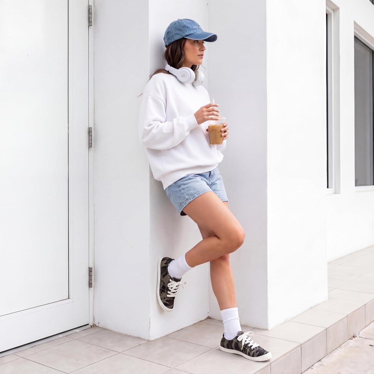 image:imageDunes Sport Womens Reesa Canvas SneakerCamo
