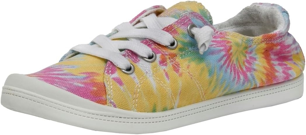 image:imageDunes Sport Womens Reesa Canvas SneakerTie Dye2