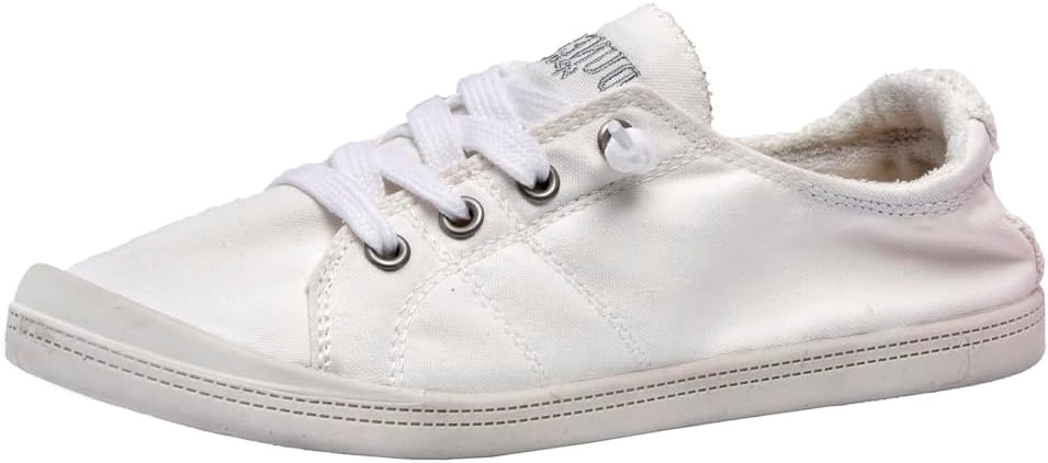 image:imageDunes Sport Womens Reesa Canvas SneakerWhite