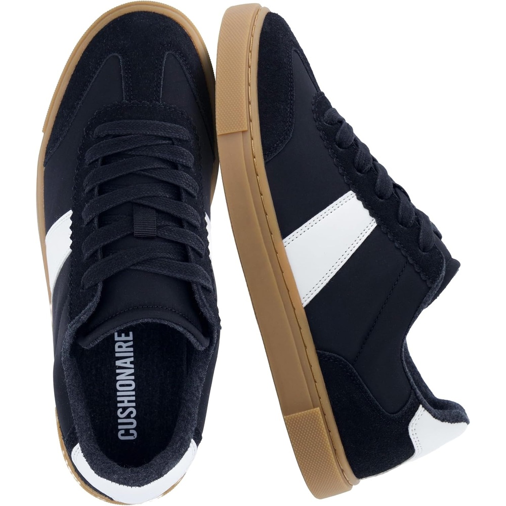 image:imageCUSHIONAIRE Balance Womens Sneakers Casual Tennis Shoes for Women with Memory Foam and Slip Resistant OutsoleBlack