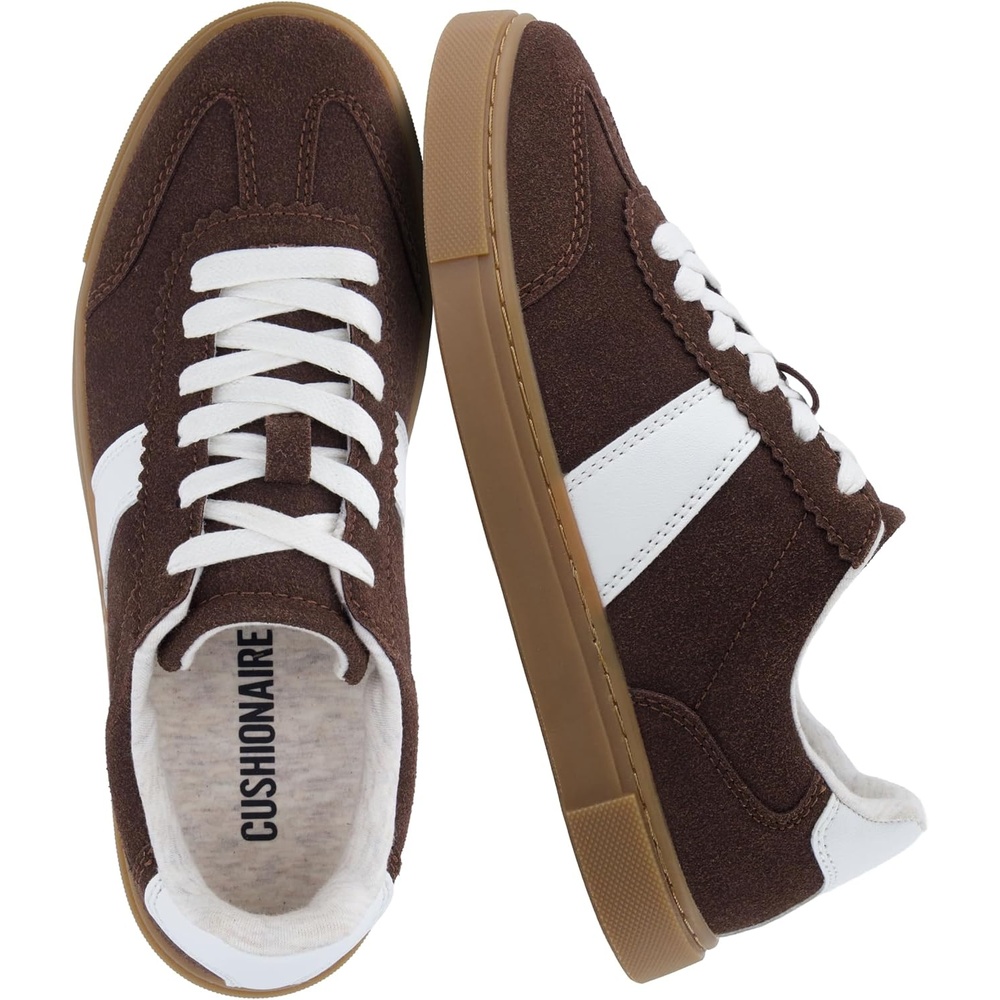 image:imageCUSHIONAIRE Balance Womens Sneakers Casual Tennis Shoes for Women with Memory Foam and Slip Resistant OutsoleBrown