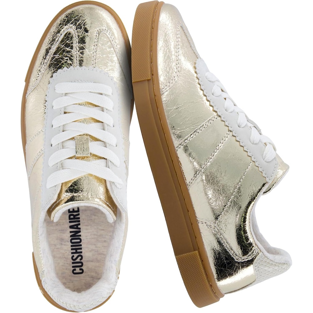image:imageCUSHIONAIRE Balance Womens Sneakers Casual Tennis Shoes for Women with Memory Foam and Slip Resistant OutsoleGolden