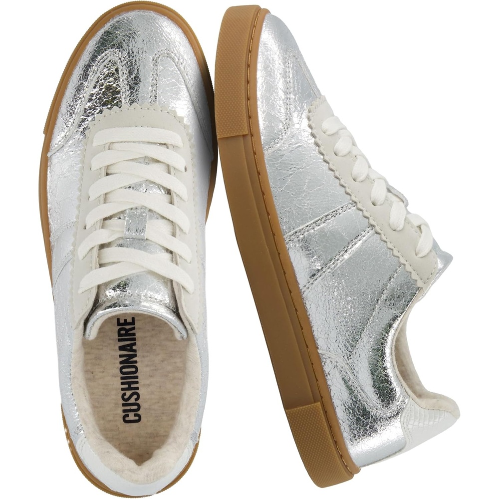image:imageCUSHIONAIRE Balance Womens Sneakers Casual Tennis Shoes for Women with Memory Foam and Slip Resistant OutsoleSilver