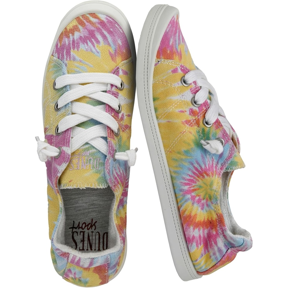 image:imageDunes Sport Womens Reesa Canvas SneakerTie Dye2