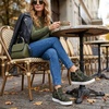 CUSHIONAIRE Hart Womens Casual Shoes with Dual Zippers- Lightweight Hidden Wedge Fashion Sneakers for Women(Camo Canvas)