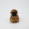 CUSHIONAIRE Women’s Astro Retro Sneaker, Lace-Up Design +Memory Foam, Wide Widths Available(Leopard Microsuede)