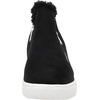 CUSHIONAIRE Women’s Heaven Hidden Wedge Faux Shearling Sneaker +Memory Foam(Black)