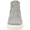CUSHIONAIRE Women’s Heaven Hidden Wedge Faux Shearling Sneaker +Memory Foam(Grey)