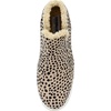 CUSHIONAIRE Women’s Heaven Hidden Wedge Faux Shearling Sneaker +Memory Foam(Spotted Cheetah)